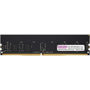 SV用 PC4-19200 DDR4-2400 288p RDIMM 1.2v 16GB x8-1R CENTURY MICROY MICRO(センチュリーマイクロ)
