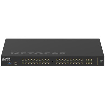 ProAV向けPoE+対応(480W)1Gポートx40 SFPスロットx8 フルマネージスイッチ NETGEAR