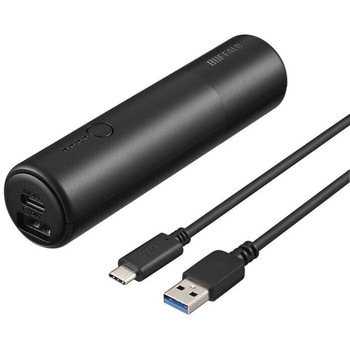 モバイルバッテリー 5000mAh USB Type-C対応 2ポート BUFFALO(バッファロー)