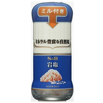 45123863 S&B エスビー ミル付き岩塩 40g x5 1箱(40g×5個) ヱスビー食品 【通販モノタロウ】