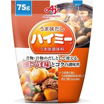 4901001285020 味の素 うま味だし・ハイミー 袋 75g x10 1箱(75g×10個) 味の素 【通販モノタロウ】