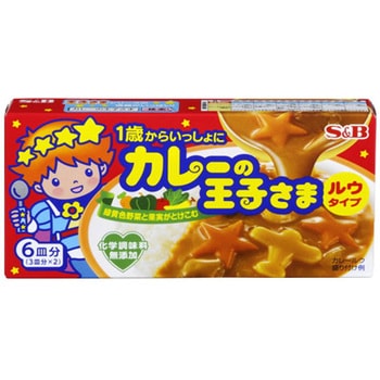 4901002129804 S&B エスビー カレーの王子さま ルウタイプ 80g x10 1箱 