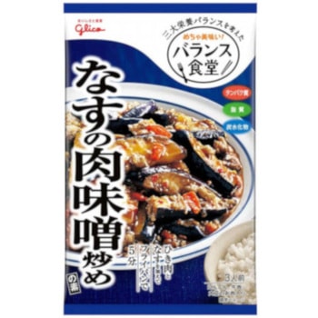 グリコ バランス食堂 なすの肉味噌炒めの素 78g x 10 - グリコ