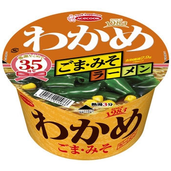 4901071215866 エースコック わかめラーメンごまみそ カップ 78g x12 1