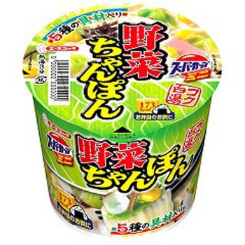 エースコック スーパーカップミニ野菜ちゃんぽん 42g x12 エースコック