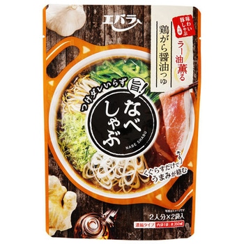 エバラ なべしゃぶ 鶏がら醤油つゆ 100gx2 x12 エバラ食品
