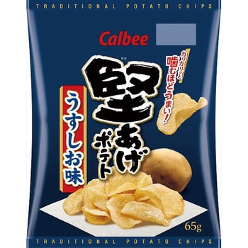 4901330910549 カルビー 堅あげポテト うすしお味 65g x12 1箱(65g×12個) カルビー 【通販モノタロウ】