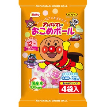 4901336121420 栗山米菓 アンパンマンのおこめボール 40g x12 1箱(40g