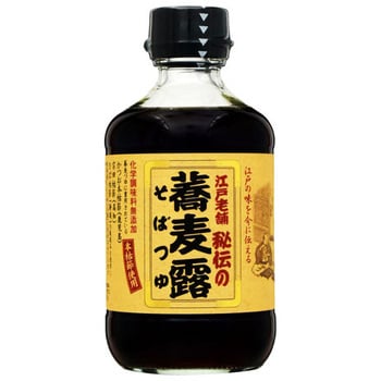 4901515232282 ヒゲタ 江戸老舗 秘伝の蕎麦露 瓶 300ml x6 1箱(300mL×6