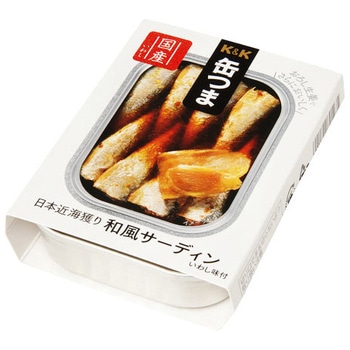 K&K 缶つま 日本近海獲り 和風サーディン 105g x6 国分グループ本社