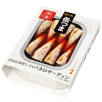 K&K 缶つま 日本近海獲り ハバネロサーディン 105g x6 国分グループ本社