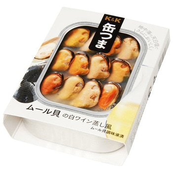 K&K 缶つま ムール貝の白ワイン蒸し風 95g x6 国分グループ本社