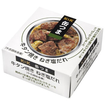 4901592907523 K&K 缶つま 牛タン焼き ねぎ塩だれ 60g x6 1箱