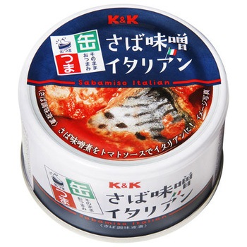 4901592918161 K&K 缶つま さば味噌イタリアン 150g x24 1箱(150g×24個 