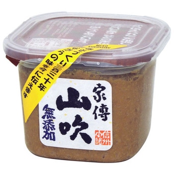 【送料無料/新品】 家伝味噌 無添加 山吹 4901678130333 750g 1箱(750g×6個 x6 味噌