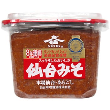 4901685275140 上仙 本場仙台味噌 カップ 750g x6 1箱(750g×6個) 仙台