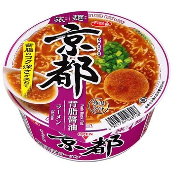 4901734028918 サンヨー食品 サッポロ一番 旅麺 京都背油醤油ラーメン カップ 87g x12 1箱(87g×12個) サンヨー食品  【通販モノタロウ】