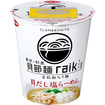 サンヨー食品 貝節麺ライク監修 貝だし塩らーめん 91g x12 サンヨー食品