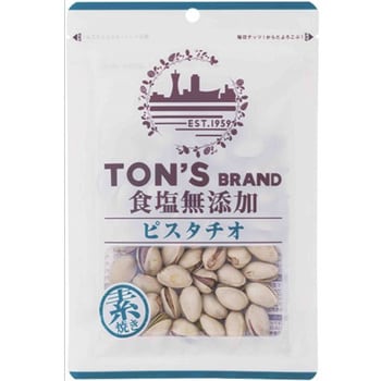 4901998019370 東洋ナッツ TON'S 食塩無添加 ピスタチオ 70g x10 1箱