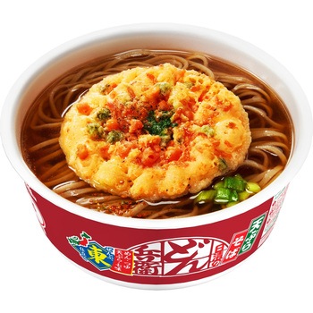 日清食品 どん兵衛 天ぷらそば 東 カップ 100g x12 日清食品