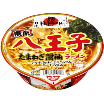 4902105256398 日清食品 麺NIPPON 八王子たまねぎ醤油 カップ 112g x12