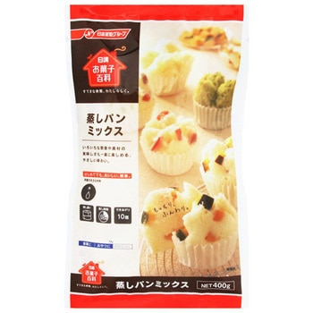 日清フーズ お菓子百科蒸しパンミックス 400g x12 - 日清フーズ