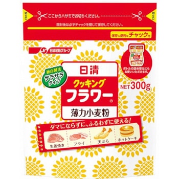 日清フーズ クッキングフラワーチャック付 300g x12 日清フーズ