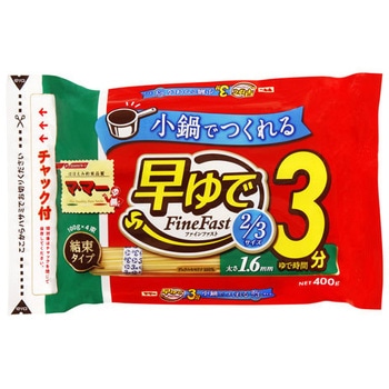 ママー 早ゆでスパ2/3 1．6mm結束 400g x12 日清フーズ