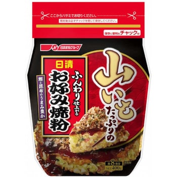 日清フーズ 山いもたっぷりのお好み焼粉 400g X12 日清フーズ お好み焼き粉 たこ焼き粉 通販モノタロウ