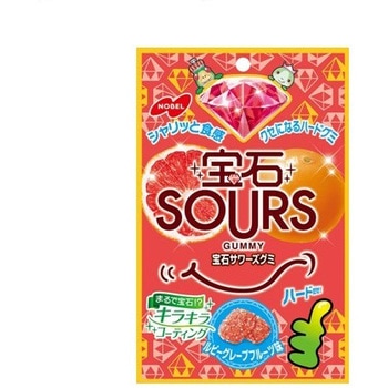 ノーベル 宝石サワーズ ルビーグレープフルーツ 55g x6 ノーベル製菓