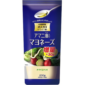 オーマイ PLUS アマニ油入マヨネーズ 200g x12 ニップン