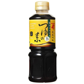 にんべん 塩分ひかえめつゆの素 500ml x12 にんべん