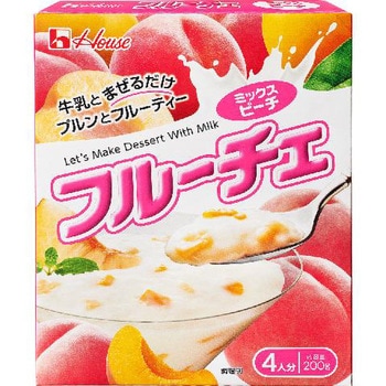 ハウス フルーチエ ミックスピーチ 200g x10 - ハウス食品
