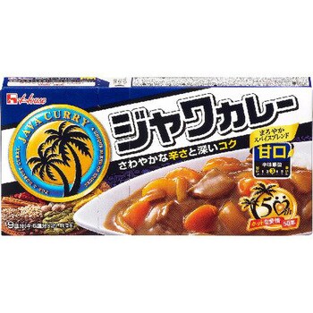 4902402854495 ハウス ジャワカレー 甘口 185g x10 1箱(185g×10個) ハウス食品 【通販モノタロウ】