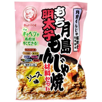ブルドック 月島もち明太もんじゃソース味 106g x5 ブルドックソース