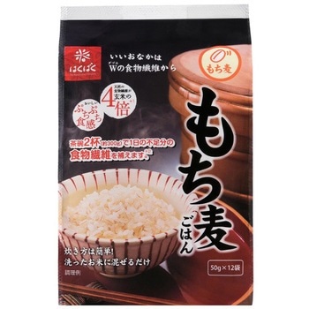 4902571112686 はくばく もち麦ごはん 50gx12 x6 1箱(12個×6個