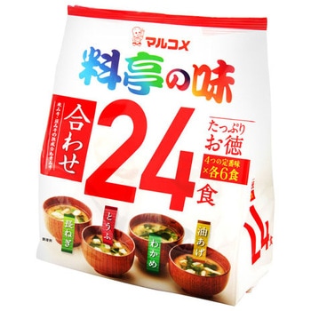 マルコメ たっぷりお徳 料亭の味 24食 432g x6 マルコメ