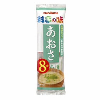 マルコメ 生みそ汁 料亭の味 あおさ 17gx8食 x12 マルコメ