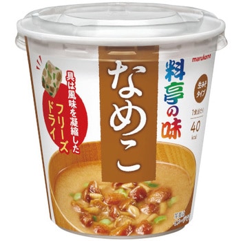マルコメ 料亭の味 なめこ FD カップ 22g x6 マルコメ