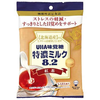 4902750893122 味覚糖 機能性表示 特濃ミルク8．2紅茶 93g ×6 1箱(93g