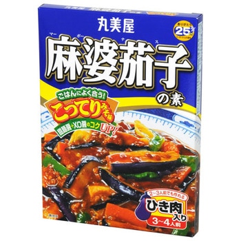 丸美屋 麻婆茄子の素 こってりみそ味 180g x10 丸美屋