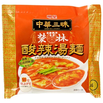 明星食品 中華三昧 赤坂榮林 酸辣湯麺 103g x24 明星食品