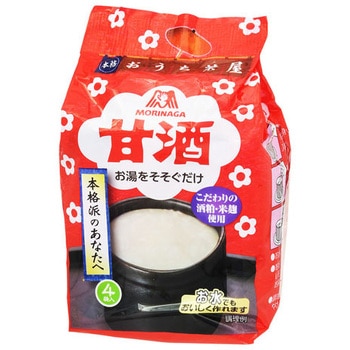4902888552960 森永製菓 甘酒 4袋 x10 1箱(4袋×10個) 森永製菓
