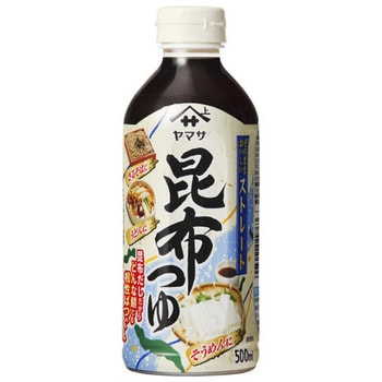 4903001049763 ヤマサ醤油 昆布つゆ ストレート 500ml x12 1箱(500mL×12本) ヤマサ醤油 【通販モノタロウ】