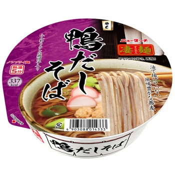 ニュータッチ 凄麺 鴨だしそば カップ 117g x12 ヤマダイ(ニュータッチ)