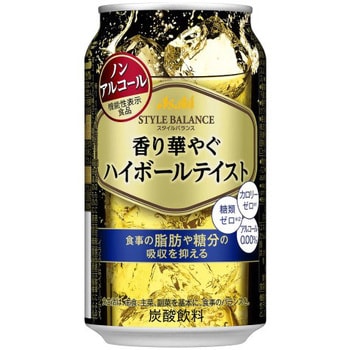 4904230049562 アサヒ スタイルバランス ハイボールテイスト 缶 350ml x24 1箱(350mL×24本) アサヒビール  【通販モノタロウ】