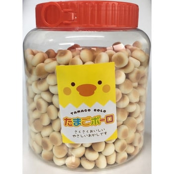 4904493053535 なるみ物産 たまごボーロ ポット 430g x6 1箱(430g×6個