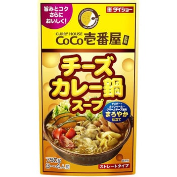 4904621043063 ダイショー CoCo壱番屋 チーズカレー鍋スープ 750g x10