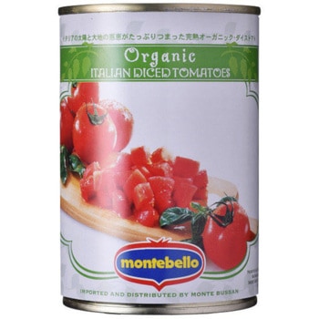 モンテベッロ 有機 ダイストマト 400g x24 モンテ物産