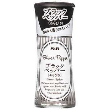 S&B スマートスパイス ブラックペッパー あらびき 9.7g x5 ヱスビー食品
